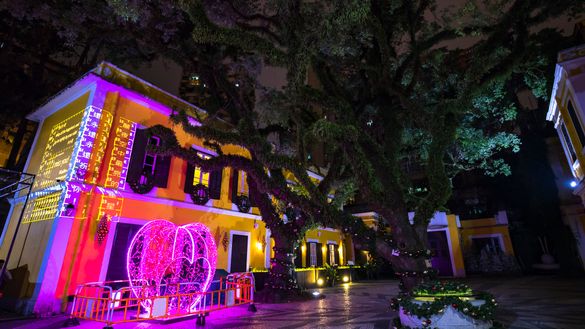 Macao streets - Macao Light Festival 2017