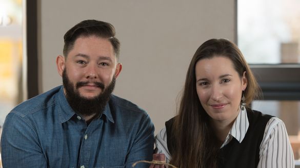 Julia Mellor and partner Dan McLaughlin, The Sool Company, Seoul
