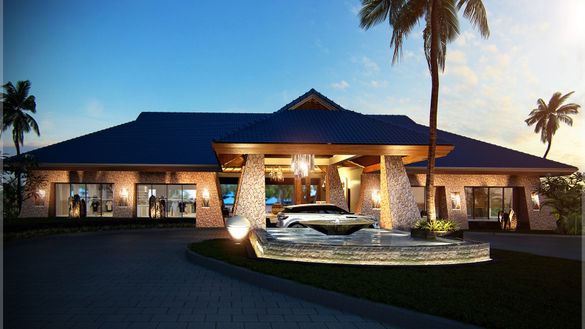 Artists Impression of Wyndham Lombok Sundancer Resort exterior