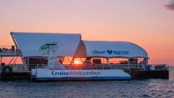 Sunset at Heart Pontoon