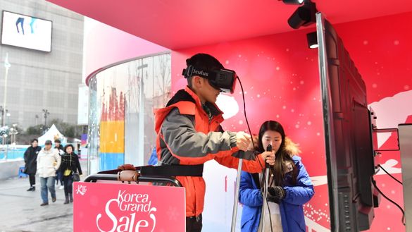 Winter VR Experience at Korea Grand Sale