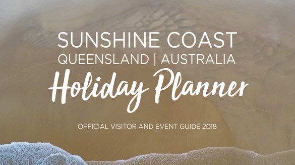 2018 Sunshine Coast Holiday Planner Cover