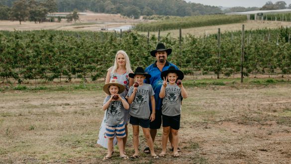 Liana Walsh and her family in the Southern Forests region in Western Australia after winning BRAVO™’s Bite Your Bravo™ photo competition in 2017_photography credit Sophie Brockmann