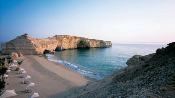 Shangri La Al Husn's Private Beach