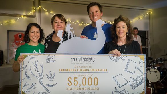 Preview Emu Trekkers Donates First Funds To Indigenous Literacy