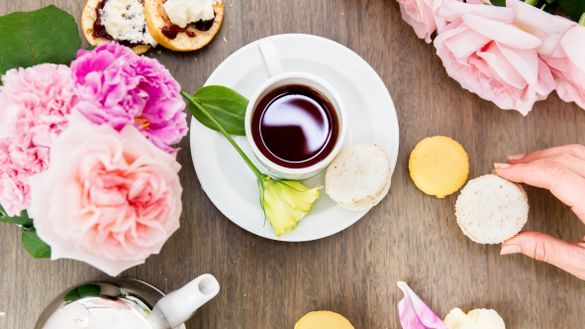 Afternoon Tea with a pink twist Afternoon Tea with a pink twist