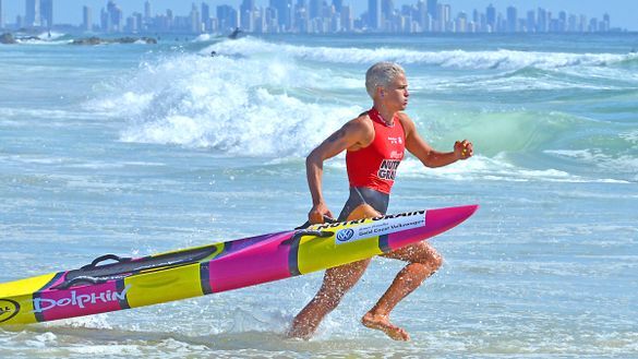 Hayley Bateup competing as an ironwoman Hayley Bateup competing as an ironwoman