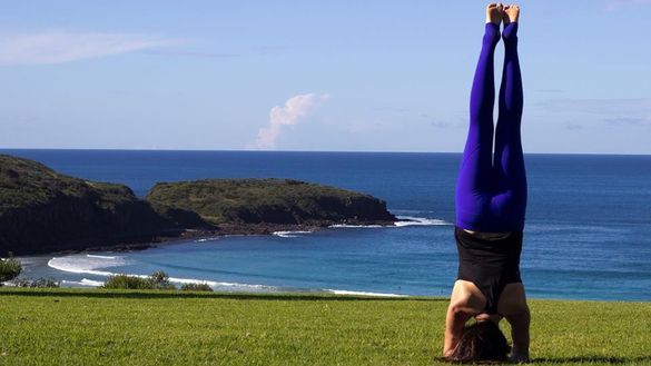 Tanya Smith from TOA Yoga Pilates enjoying Reflections Killalea Reserve from a different perspective Tanya Smith from TOA Yoga Pilates enjoying Reflections Killalea Reserve from a different perspective