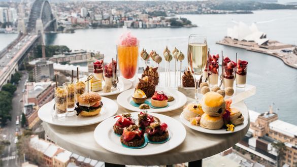 Blu Bar High Tea by Anna Polyviou at Shangri-La Hotel, Sydney Blu Bar High Tea by Anna Polyviou at Shangri-La Hotel, Sydney