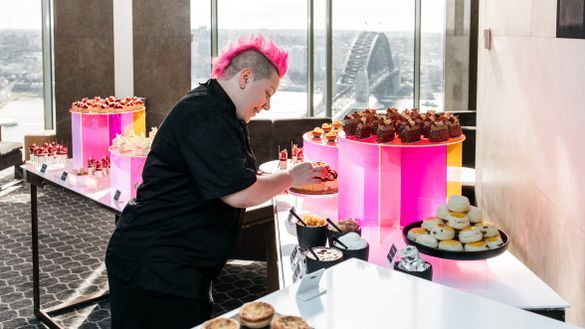 Blu Bar High Tea by Anna Polyviou at Shangri-La Hotel, Sydney