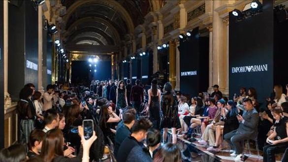 The second Sands Macao Fashion Week, running from Oct. 18-24, 2018 has launched with an exclusive gala event show for 220 VIP guests featuring the Emporio Armani Fall/Winter 2018 collection.