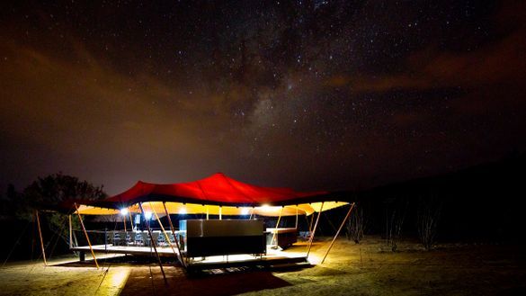 Desert skies over the Larapinta Camp
