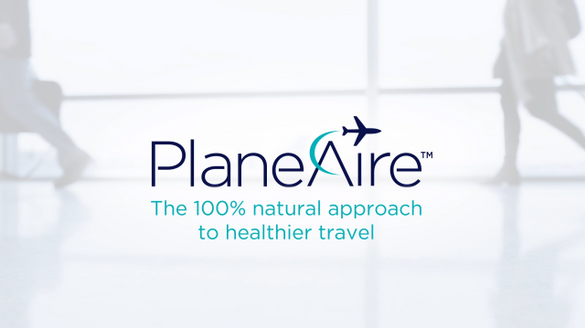 A scientifically-proven antibacterial, antiviral mist, PlaneAire™ is made with 100% pure certified organic essential oils and fruit-derived ingredients that eliminate 99.99% of bacteria commonly found in airplanes and on surfaces when traveling. A scientifically-proven antibacterial, antiviral mist, PlaneAire™ is made with 100% pure certified organic essential oils and fruit-derived ingredients that eliminate 99.99% of bacteria commonly found in airplanes and on surfaces when traveling.