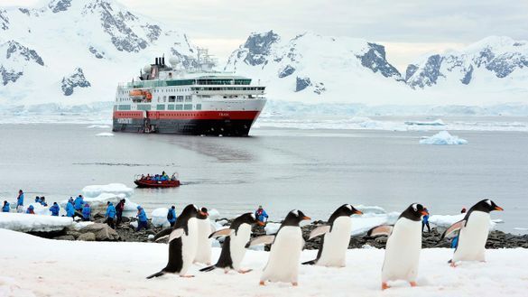 MS Fram in Antarctica