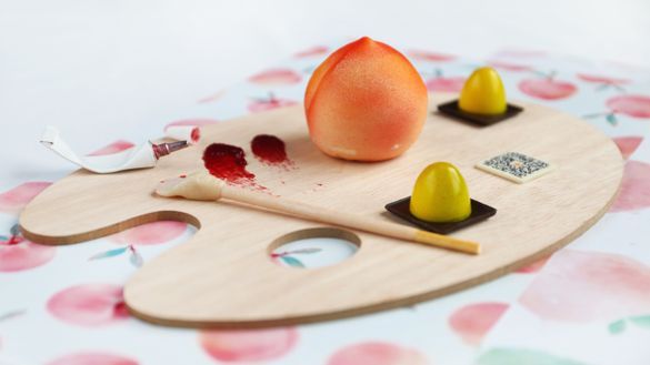 Jasmine Peach Cake 茉莉花水蜜桃蛋糕