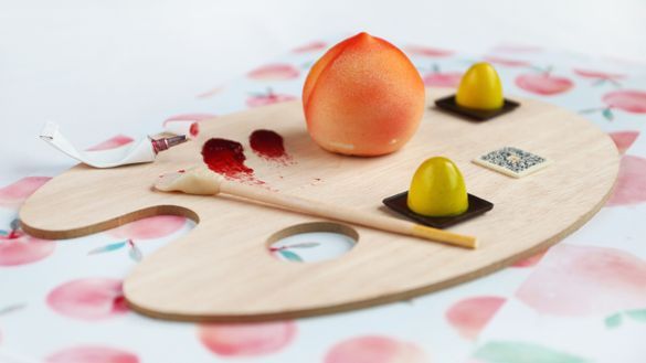 Jasmine Peach Cake 茉莉花水蜜桃蛋糕