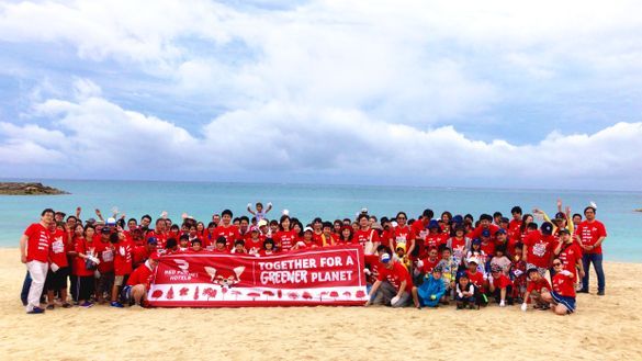RED PLANET CLEANS UP OKINAWA'S BIBI BEACH 