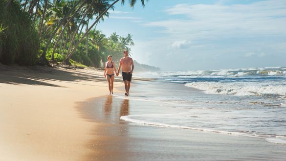 Beach at Reef Sri Lanka