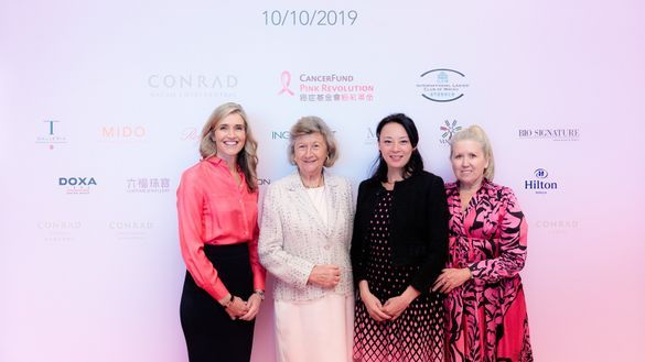 L to R - Ms Anna Coren, Ms Sally Lo, Ms Mao Miyazawa and Ms Donna Campbell