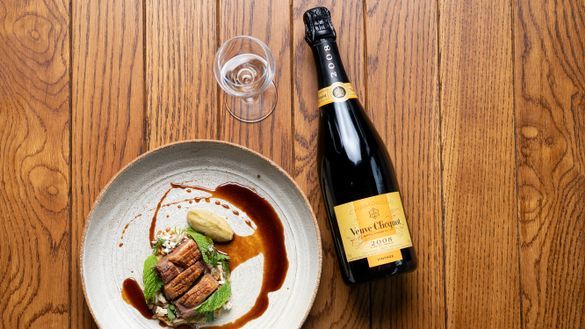 Wood Fire Lamb Rump with Veuve