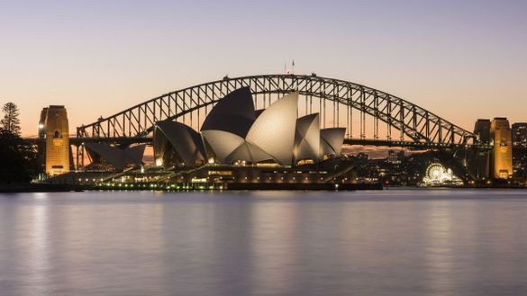 Sydney Opera House and Sydney Harbour Bridge