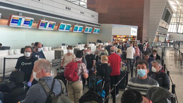 Chimu Travellers at Montevideo Airport