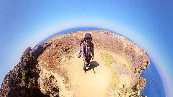 360-Degree View from Inspiration Point, Anacapa Island, Channel Islands National Park off the coast of Oxnard, California 360-Degree View from Inspiration Point, Anacapa Island, Channel Islands National Park off the coast of Oxnard, California