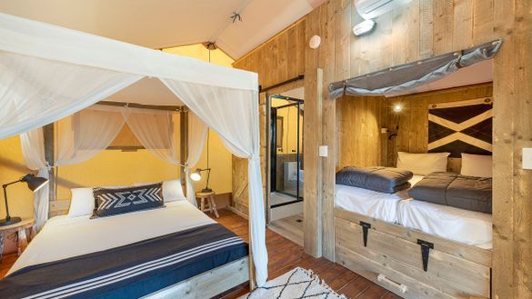 NRMA Woodgate Beach Holiday Park – Safari Tent Interior