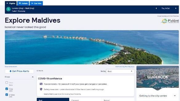 Maldives Marketing And PR Corporation (MMPRC) Launches Major Campaign With Skyscanner To Promote The Maldives