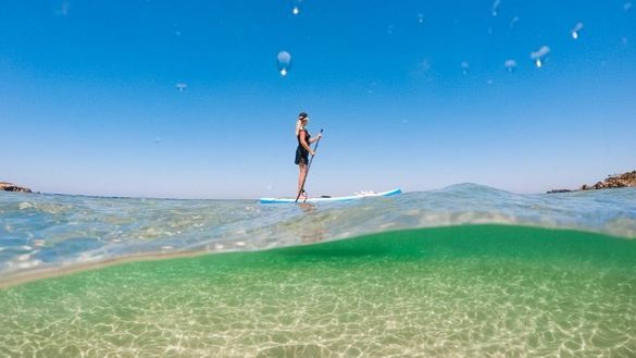 Stand up paddlboarding in Rockingham