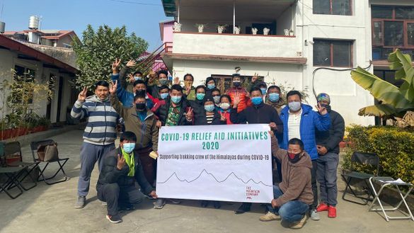 Himalayan trek crews in Kathmandu receiving Covid hardship payments