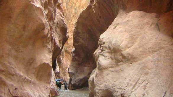 Trekking through the M'goun Gorges