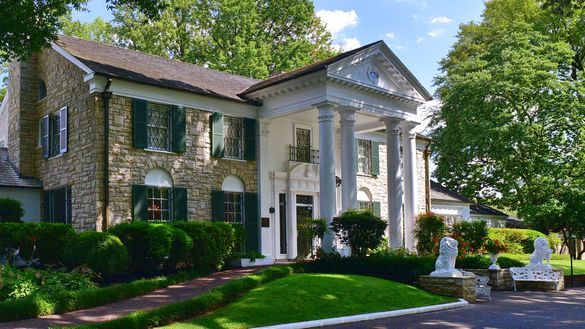 Exterior of Graceland Mansion