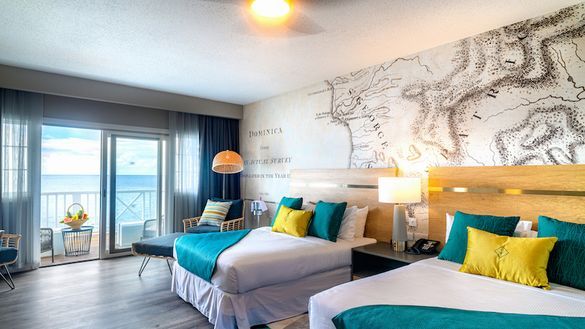 A freshly refurbished room at Green Globe certified Fort Young