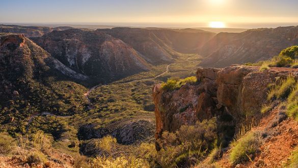 Charles Knife Canyon in Cape Range National Park, Ningaloo