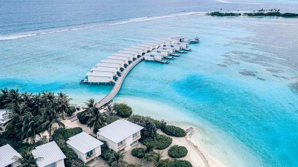 Holiday Inn Resort Kandooma Maldives is a favourite for Europeans with its 'affordable luxury' resort offering.