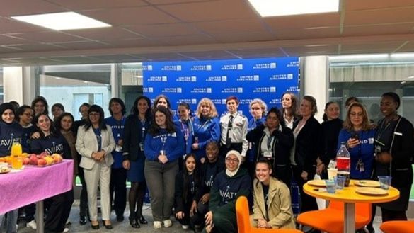 Photo de la journée « Girls in Aviation » à Roissy CDG1 