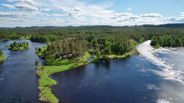 The silence of Arctic Retreat, in Swedish Lapland