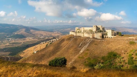 Crusader fort of Krak des Chevaliers 