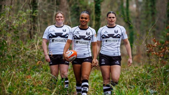 Bristol Bears Women's team in their new kits Bristol Bears Women's team in their new kits