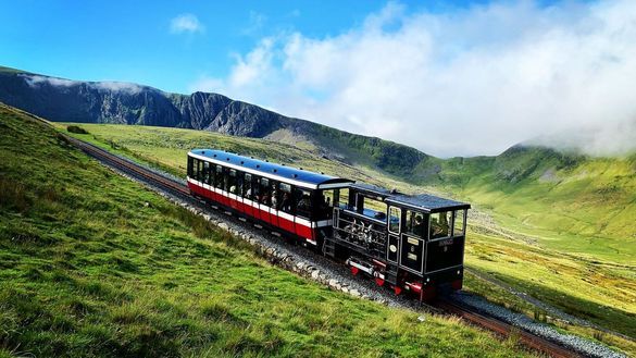 Snowdon Mountain Railway, Eryri (Snowdonia), Nordwales Snowdon Mountain Railway, Eryri (Snowdonia), Nordwales