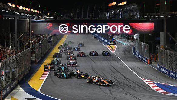 The episode was filmed during Formula 1 Singapore Airlines Singapore Grand Prix 2024