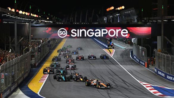 The episode was filmed during Formula 1 Singapore Airlines Singapore Grand Prix 2024