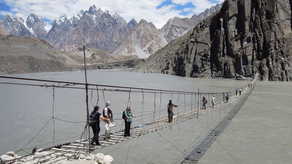 Husseini rope bridge, Passu Husseini rope bridge, Passu