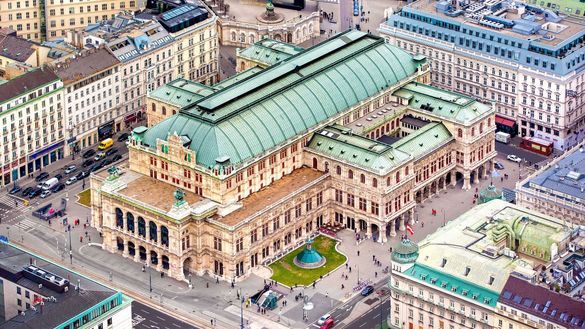 Vienna State Opera from Above Vienna State Opera from Above
