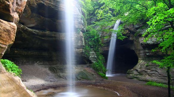 Starved Rock State Park Waterfall Starved Rock State Park Waterfall