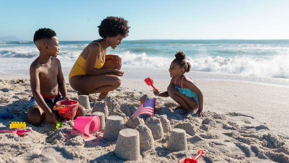 For the perfect vacation, the majority of Americans head to the beach For the perfect vacation, the majority of Americans head to the beach