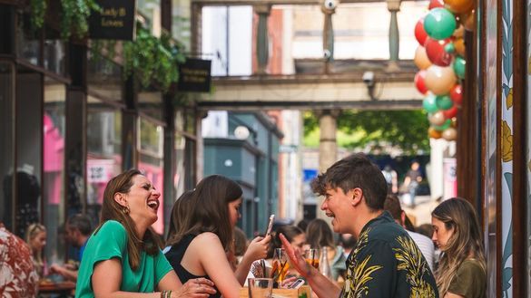 al fresco evenings at Yalm, The Royal Arcade, Norwich al fresco evenings at Yalm, The Royal Arcade, Norwich