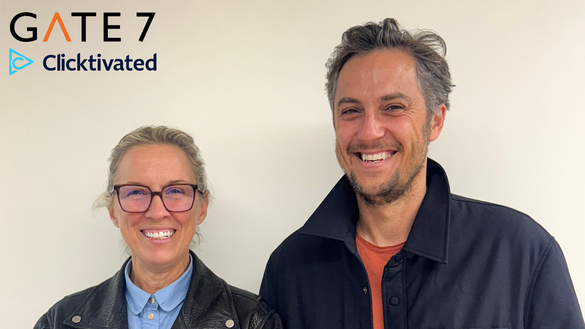 Gate 7 Founder, Jo Palmer & Clicktivated Asia/Pacific Director Tristan Freedman Gate 7 Founder, Jo Palmer & Clicktivated Asia/Pacific Director Tristan Freedman