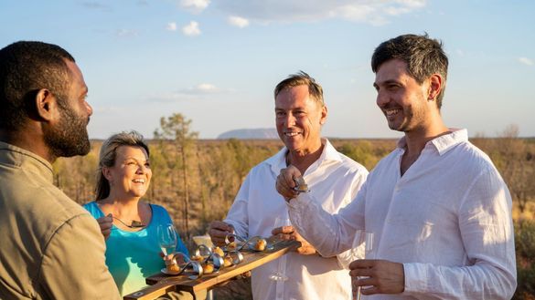 Tali Wiru dining experience, Voyages Indigenous Tourism Australia, Uluru, Northern Territory Tali Wiru dining experience, Voyages Indigenous Tourism Australia, Uluru, Northern Territory